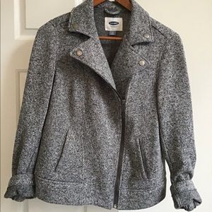 Grey bomber jacket